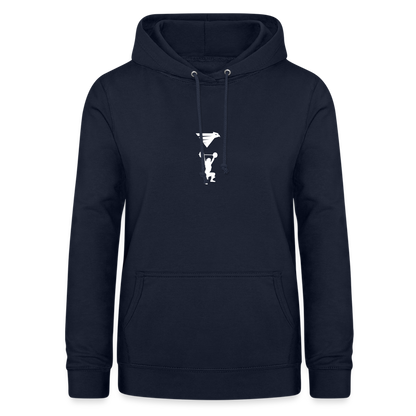 AIR JACKET Shadow Hawk Cropped Hoodie - marine