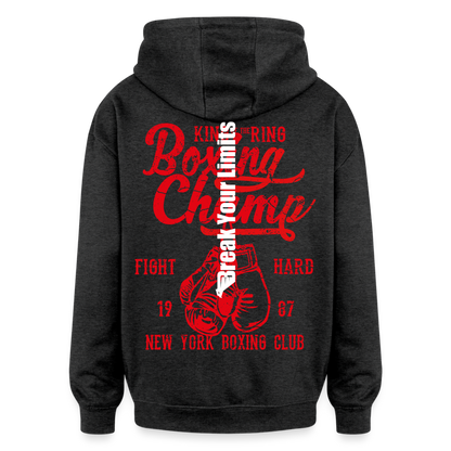 SWEAT OVERSIZE BYL BOXING - charbon