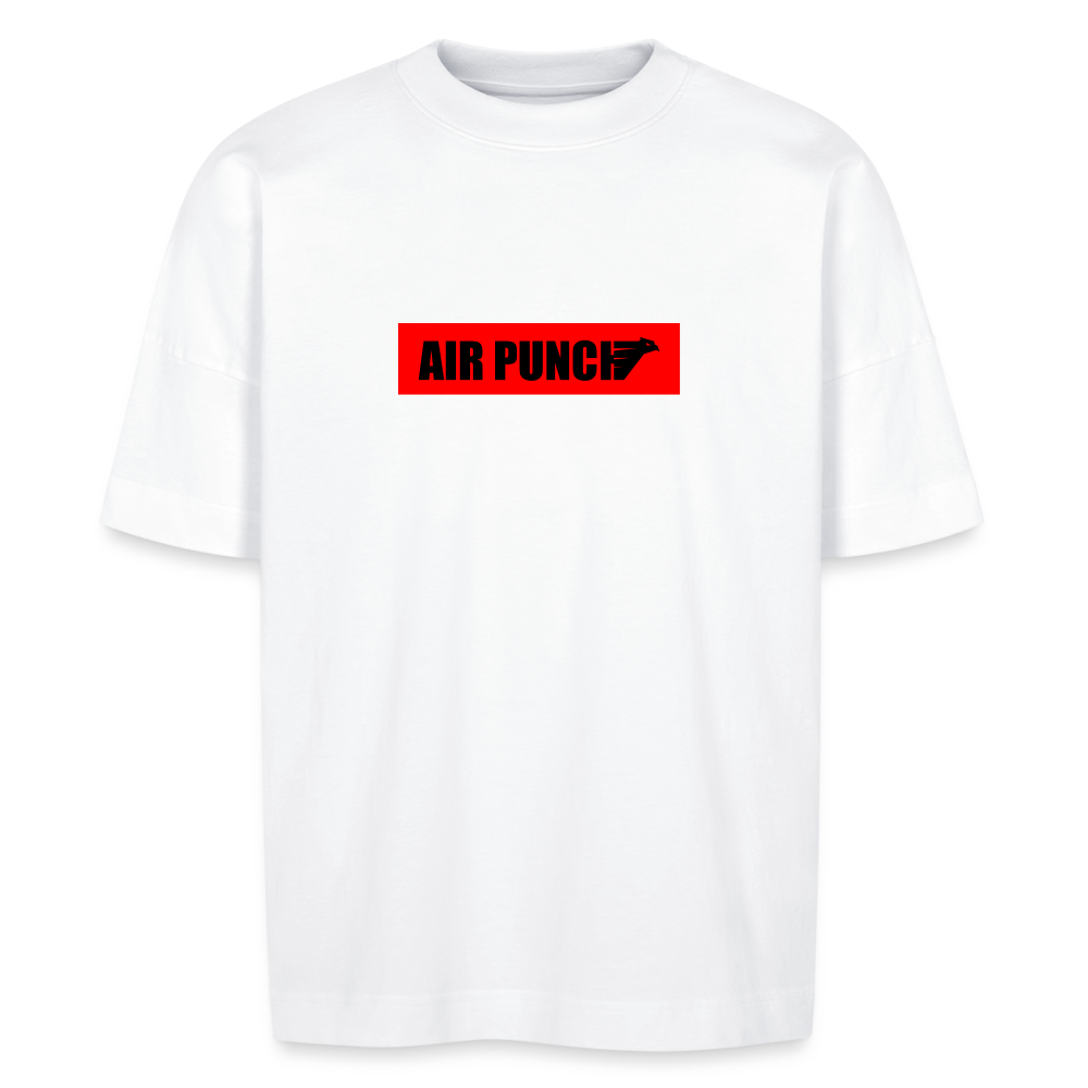 AIR PUNCH OVERSIZE NO UNISEX BLACK INVERSE - blanc