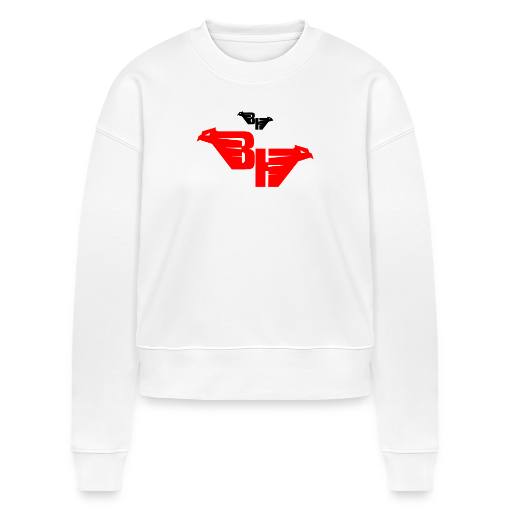 AIR JACKET Shadow Hawk Cropped Hoodie - blanc