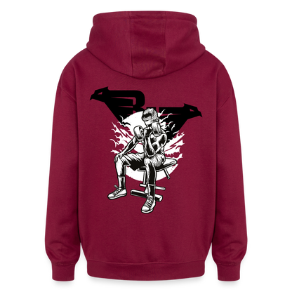 SWEAT OVERSIZE Muscle - bordeaux