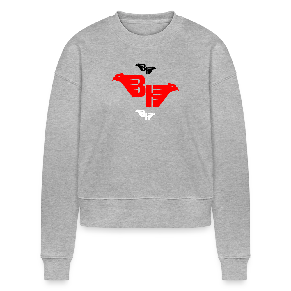 AIR JACKET Shadow Hawk Cropped Hoodie - gris chiné