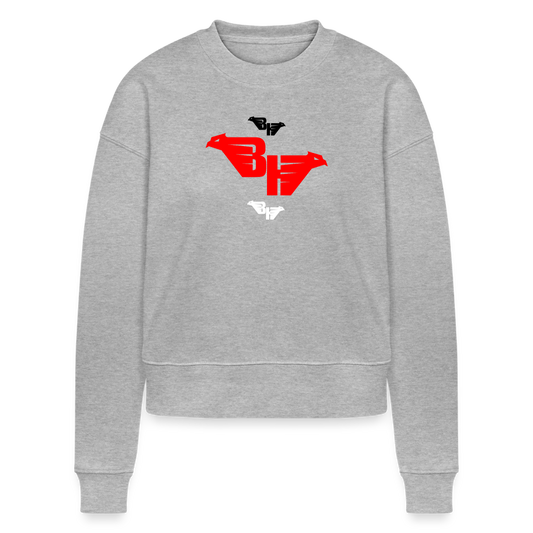 AIR JACKET Shadow Hawk Cropped Hoodie - gris chiné