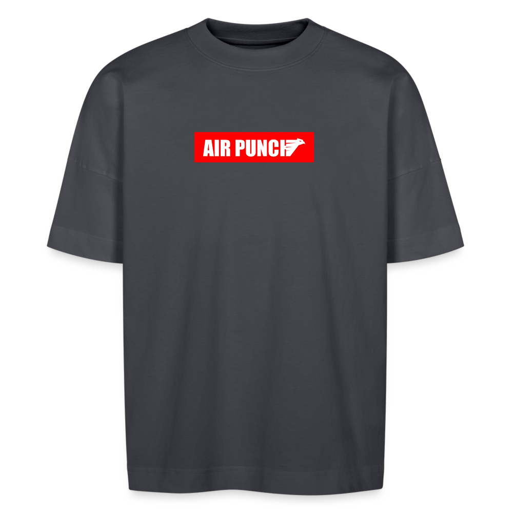 AIR BOLD PUNCH TEE RED T-SHIRT OVERSIZE - indigo blue