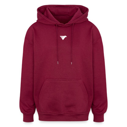 SWEAT OVERSIZE LEE PUNCH - bordeaux