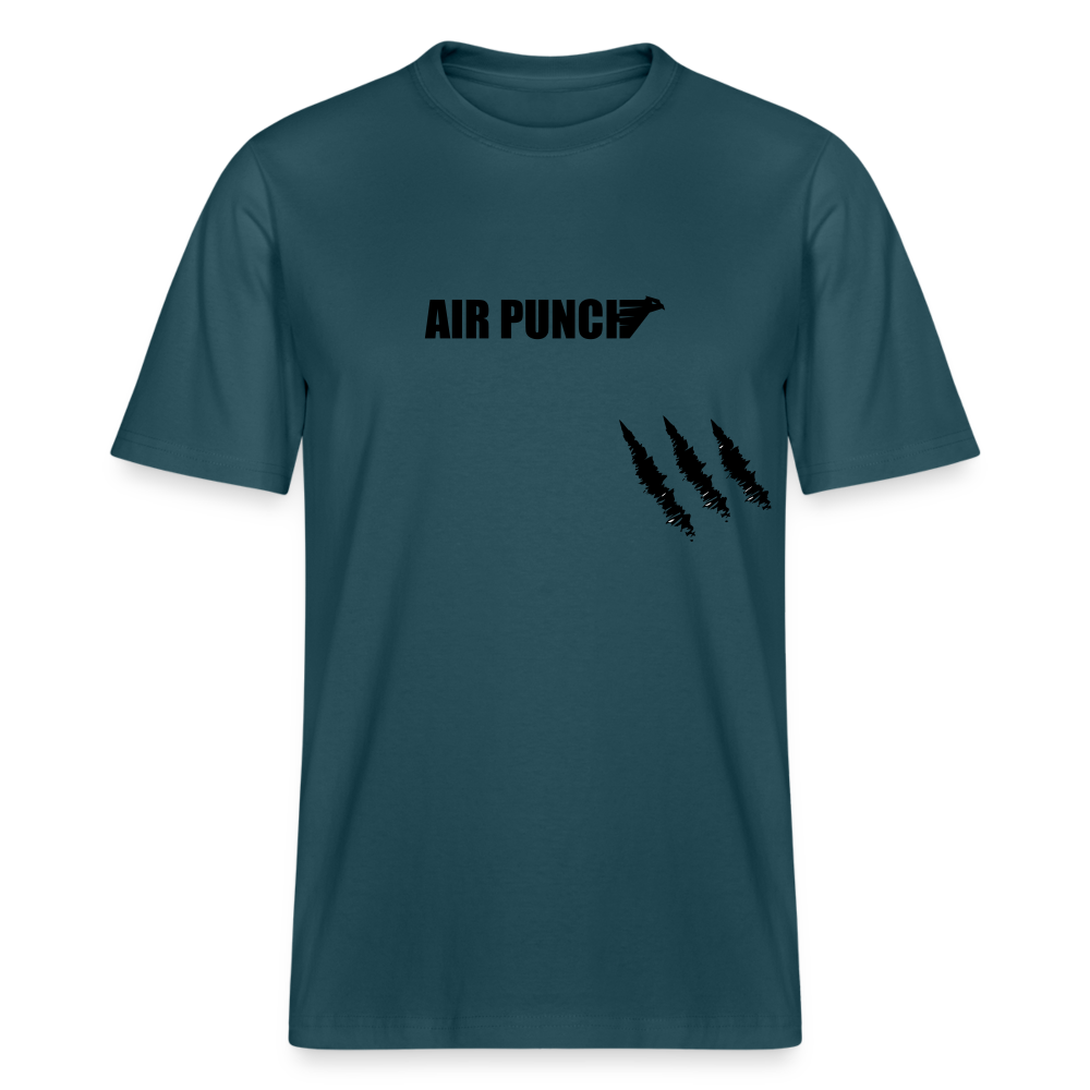 T shirt chaud Griffé - bleu pétrole foncé