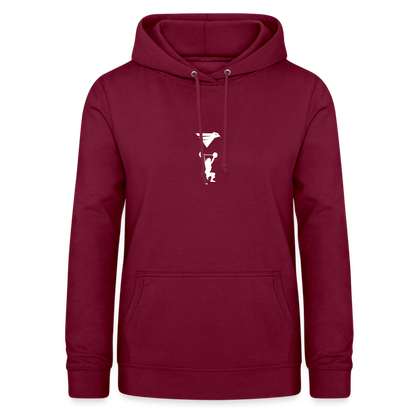 AIR JACKET Shadow Hawk Cropped Hoodie - bordeaux
