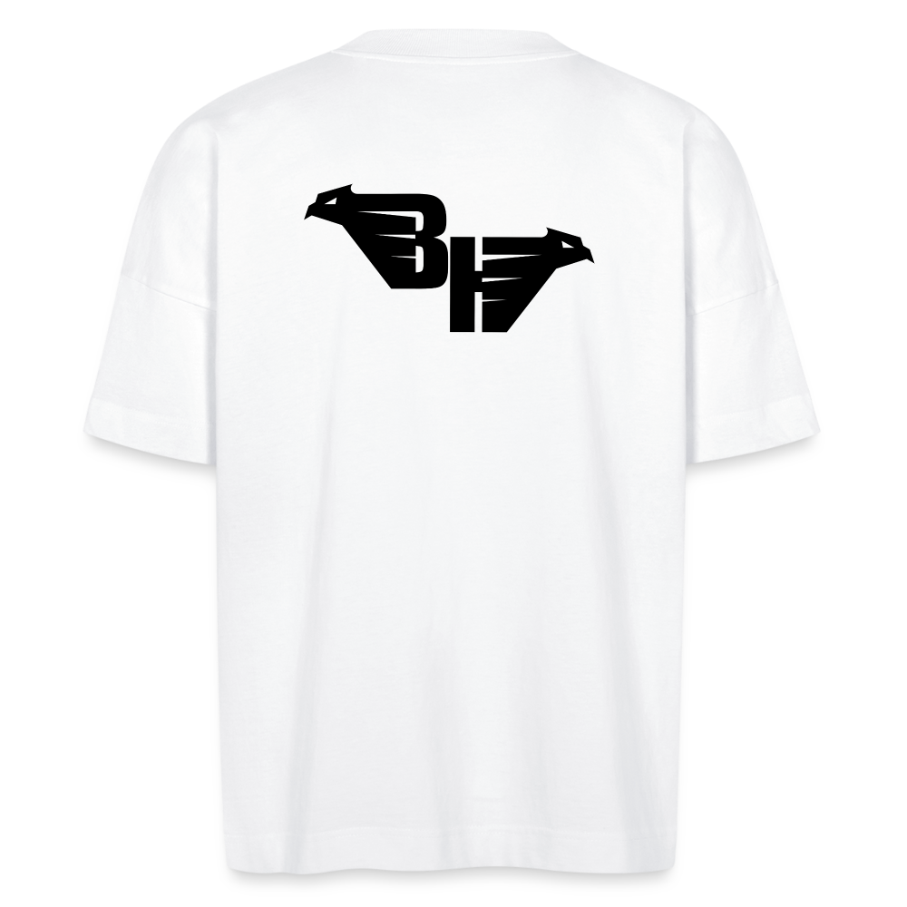 BLACK WINGED BOLD TEE T-SHIRT OVERSIZE - white