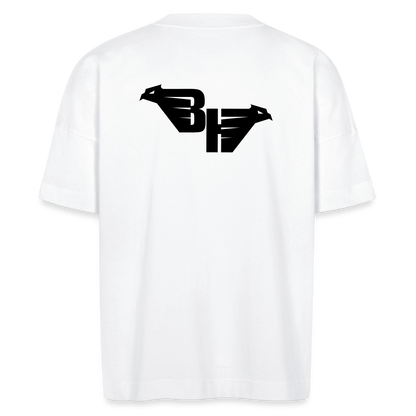 BLACK WINGED BOLD TEE T-SHIRT OVERSIZE - white