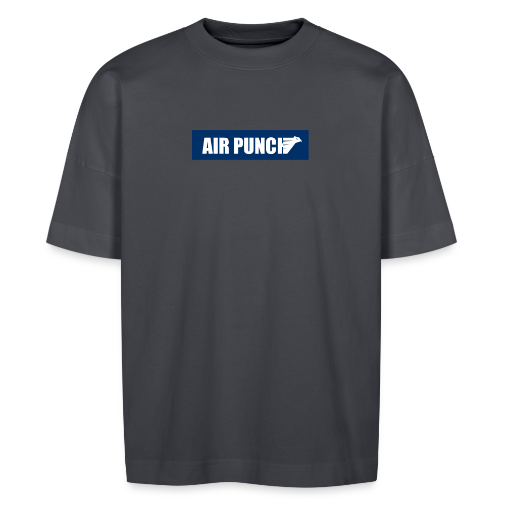 AIR BOLD PUNCH TEE NAVY T-SHIRT OVERSIZE - indigo blue