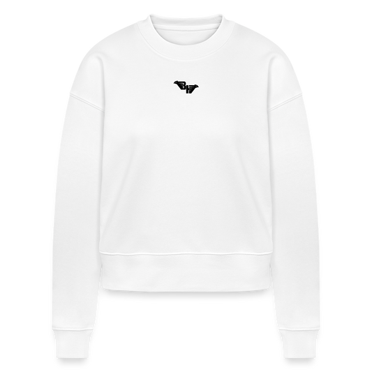 AIR JACKET Shadow Hawk Cropped Hoodie - blanc