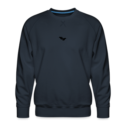 SWEAT col rond - marine