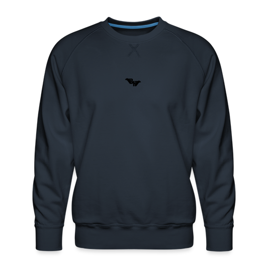 SWEAT col rond - marine