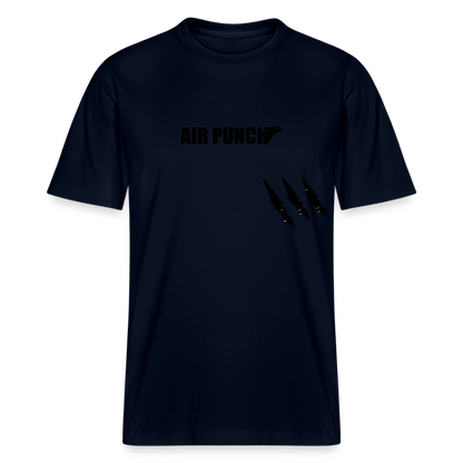 T shirt chaud Griffé - marine