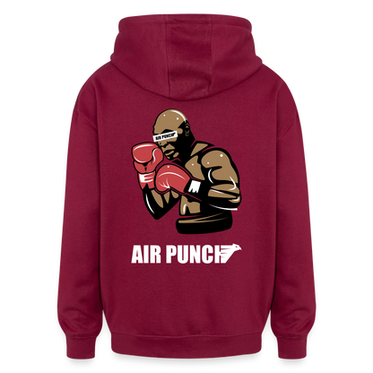 SWEAT OVERSIZE TYSONPUNCH - bordeaux