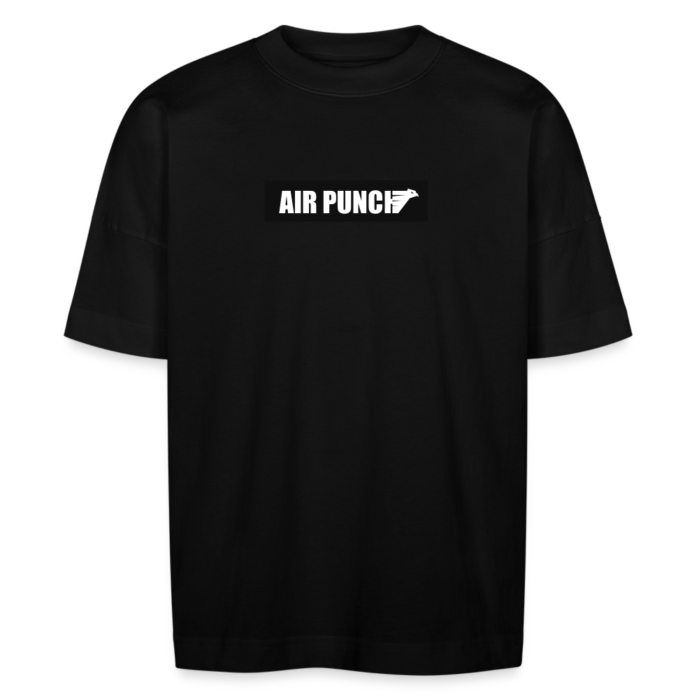 AIR BOLD PUNCH TEE BLACK T-SHIRT OVERSIZE - black