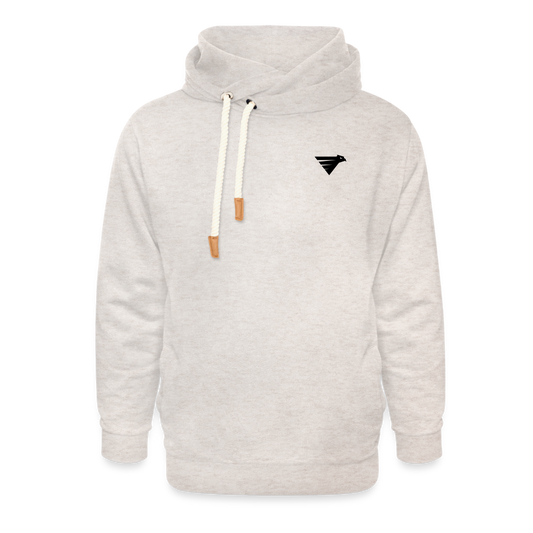 SWEAT Cache cou Aigle noir - beige chiné