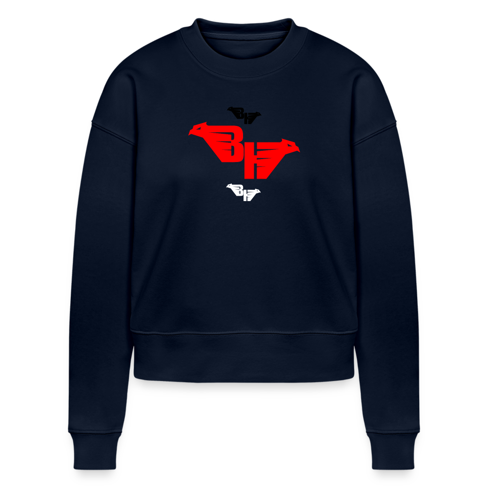 AIR JACKET Shadow Hawk Cropped Hoodie - bleu marine