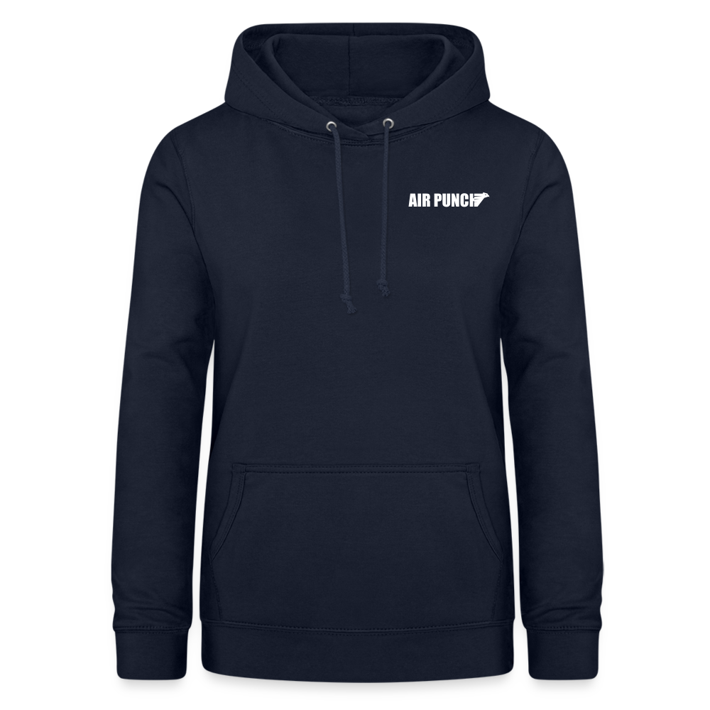 AIR JACKET Shadow Hawk Cropped Hoodie - marine