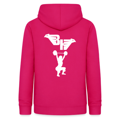 AIR JACKET Shadow Hawk Cropped Hoodie - rubis