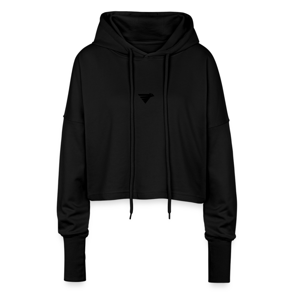 AIR JACKET Shadow Hawk Cropped Hoodie - noir