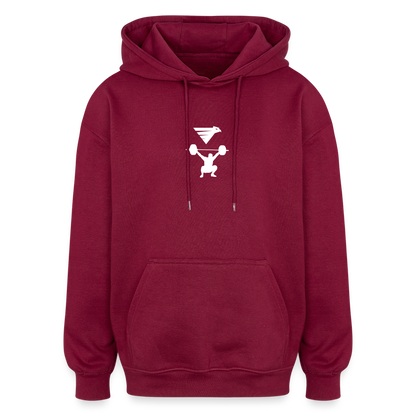 SWEAT OVERSIZE Souleve - bordeaux