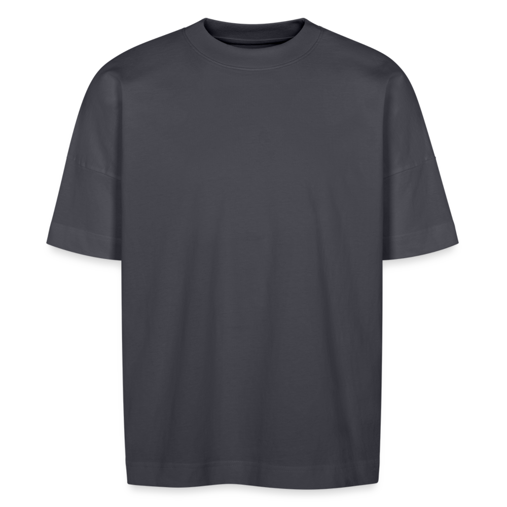 BLACK WINGED BOLD TEE T-SHIRT OVERSIZE - indigo blue