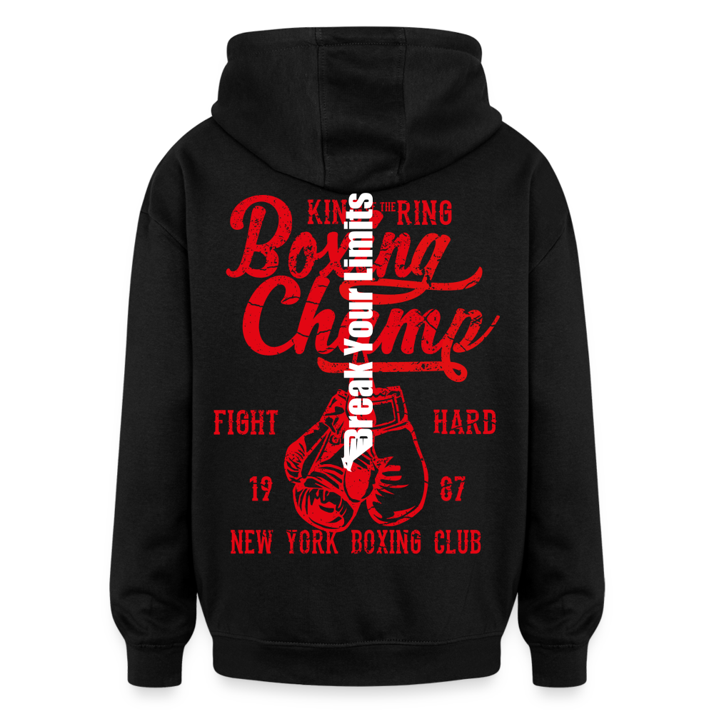SWEAT OVERSIZE BYL BOXING - noir