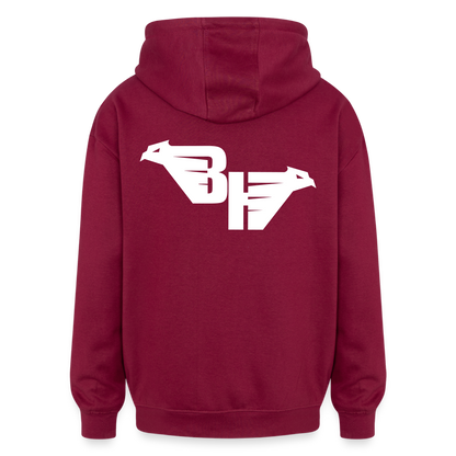 SWEAT OVERSIZE BH - bordeaux