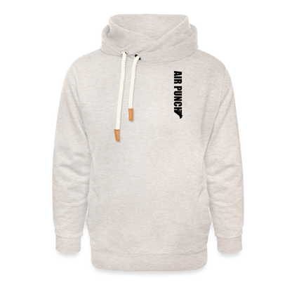 SWEAT cache cou airpunch noir - beige chiné