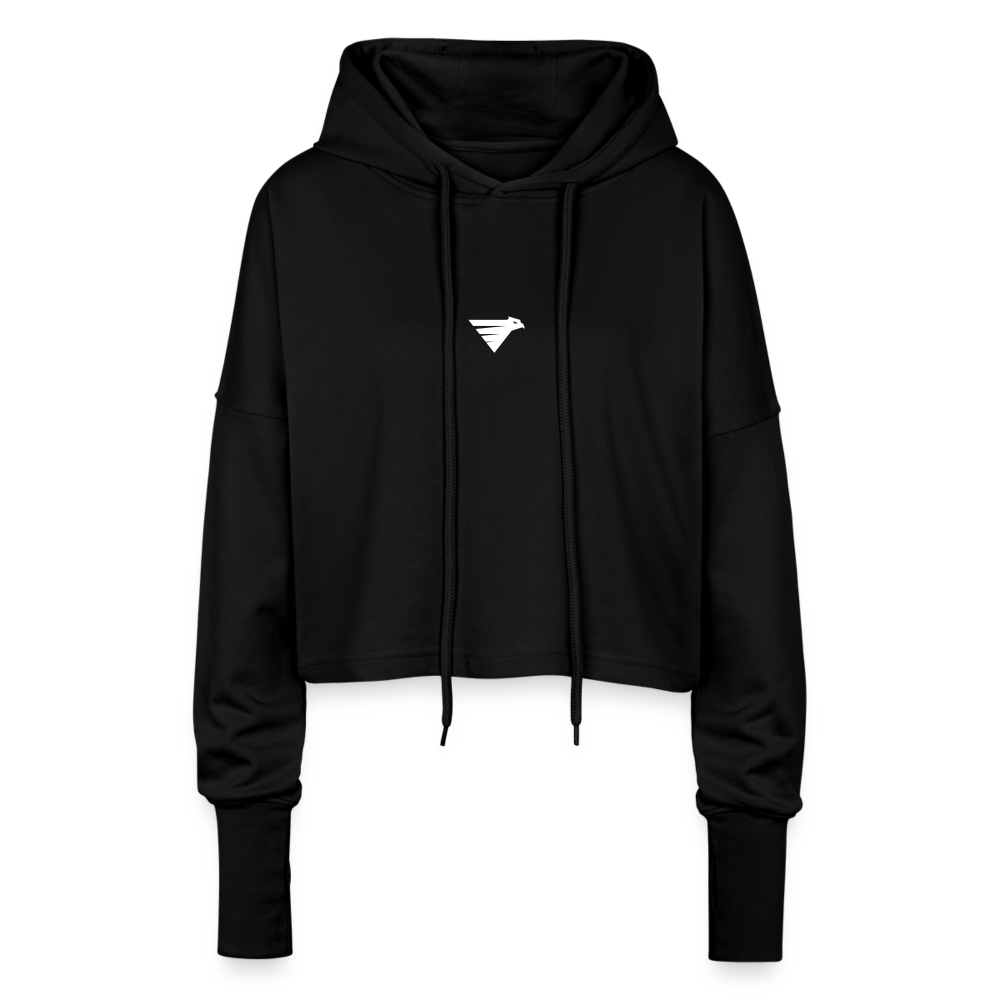 AIR JACKET Shadow Hawk Cropped Hoodie - noir