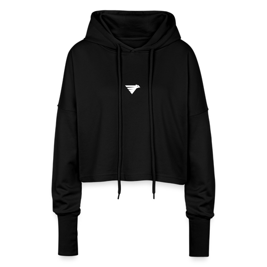 AIR JACKET Shadow Hawk Cropped Hoodie - noir