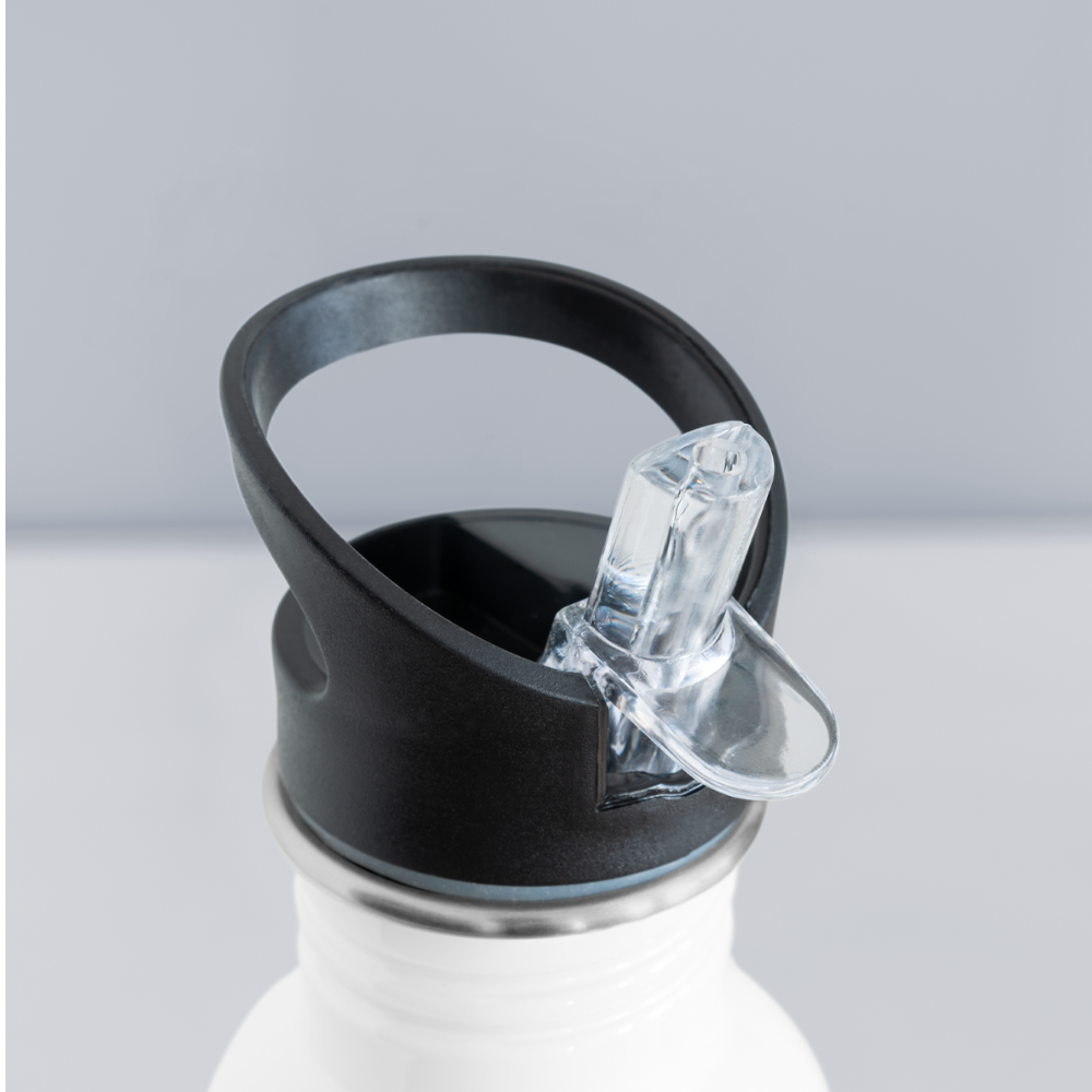 Gourde No Limits Black - blanc