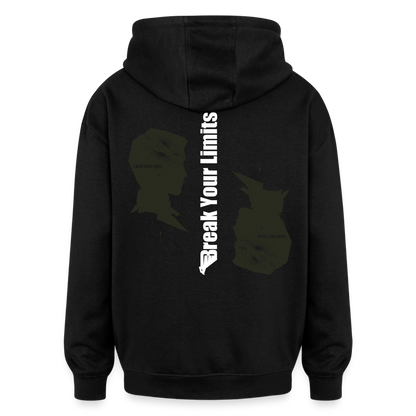 SWEAT OVERSIZE BYL 2 Faces - noir