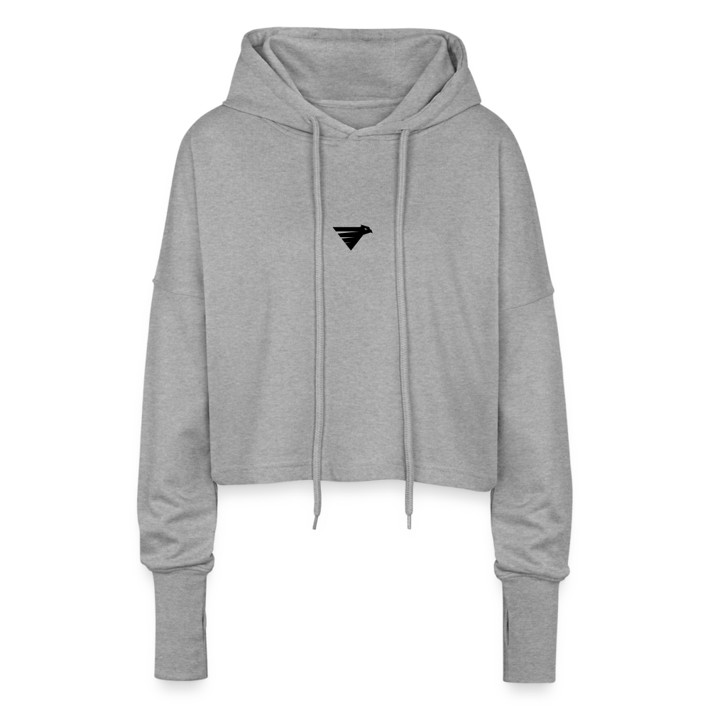 AIR JACKET Shadow Hawk Cropped Hoodie - gris chiné