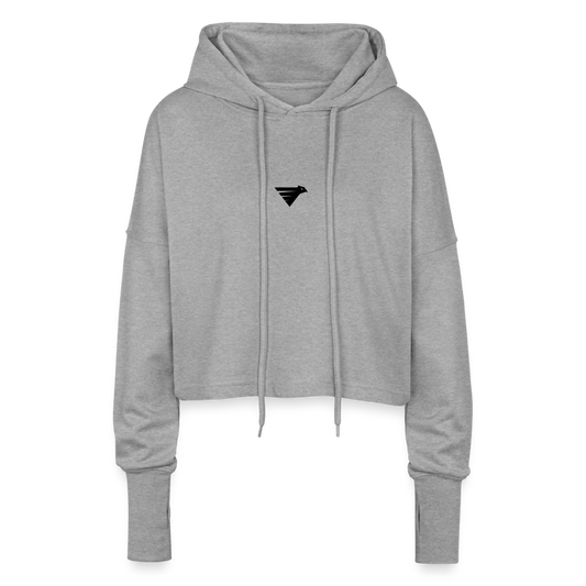 AIR JACKET Shadow Hawk Cropped Hoodie - gris chiné