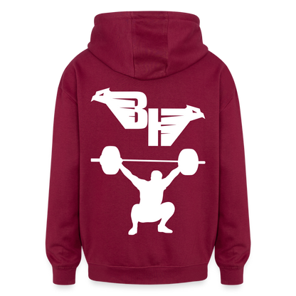 SWEAT OVERSIZE Souleve - bordeaux