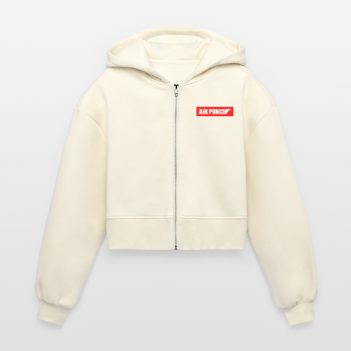 AIR JACKET Shadow Hawk Cropped Hoodie - nature