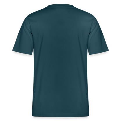 T shirt lourd - bleu pétrole foncé