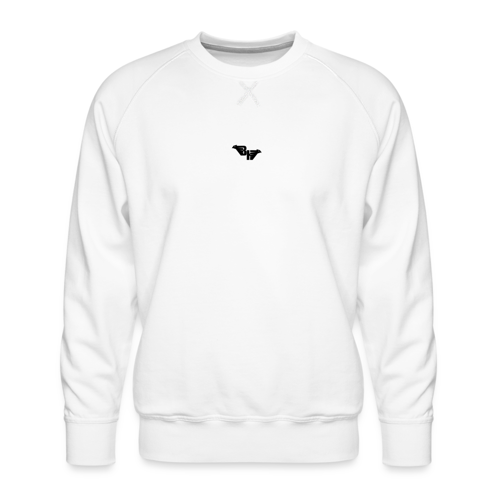 SWEAT col rond - blanc