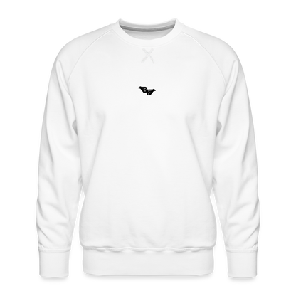 SWEAT col rond - blanc