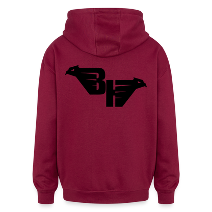 SWEAT OVERSIZE - bordeaux