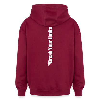 SWEAT OVERSIZE BYL - bordeaux