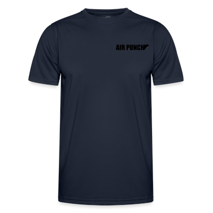 AIR PUNCH T shirt sport logo noir - bleu marine
