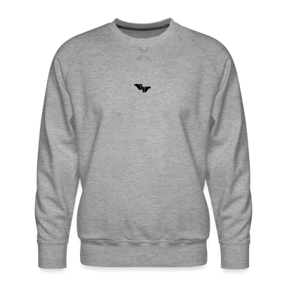SWEAT col rond - gris chiné