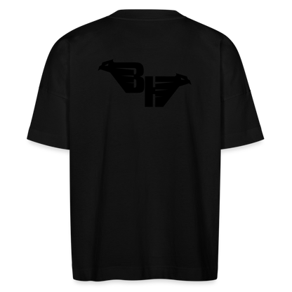 BLACK WINGED BOLD TEE T-SHIRT OVERSIZE - black