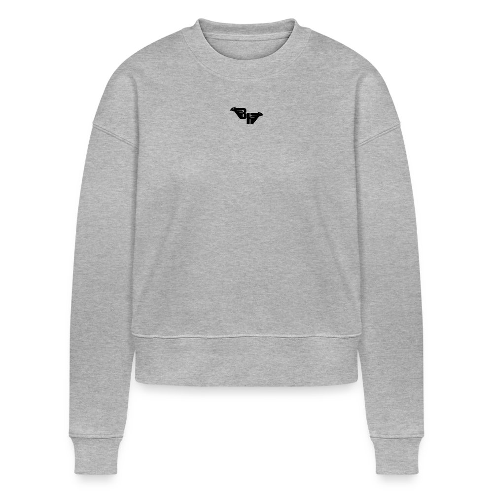 AIR JACKET Shadow Hawk Cropped Hoodie - gris chiné
