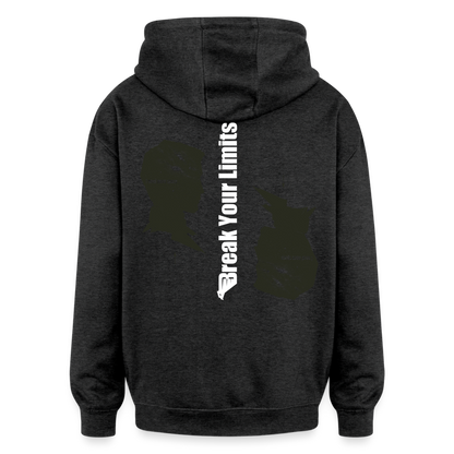 SWEAT OVERSIZE BYL 2 Faces - charbon