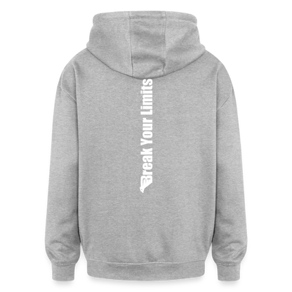 SWEAT OVERSIZE BYL - gris chiné