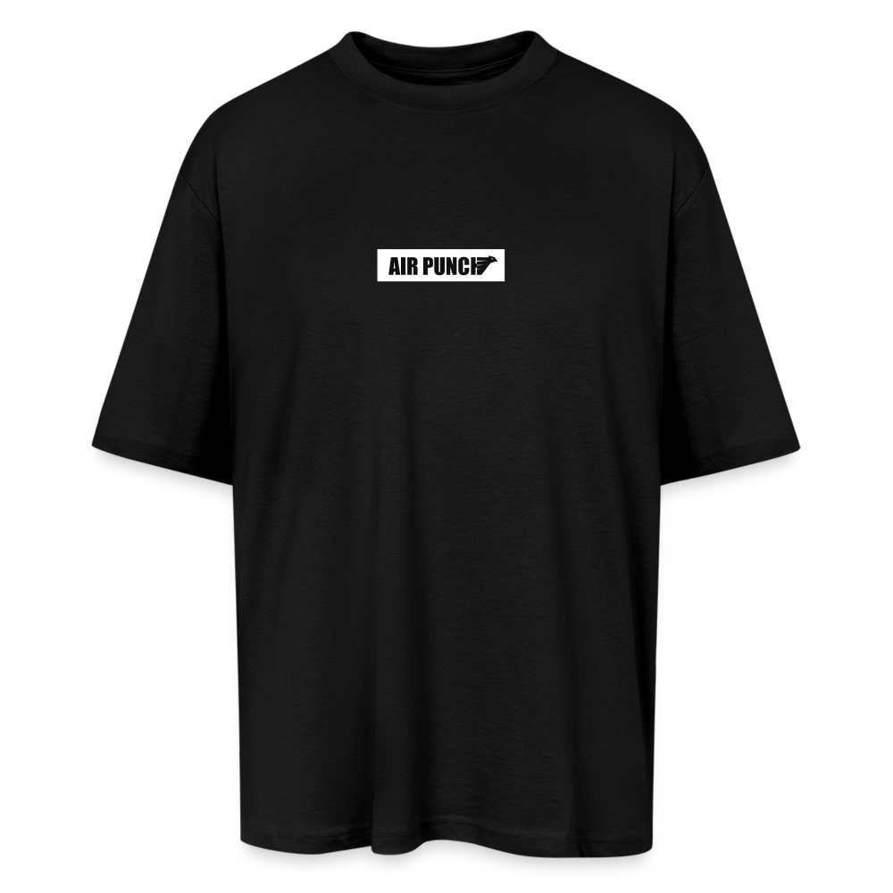 AIR PUNCH Oversize plaque blanche noir - noir
